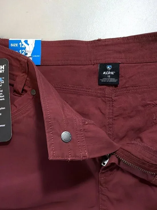 NWT Kuhl Splash 11” Inseam Cargo Shorts Rust Women’s 10/12 UPF50 MSRP$70 - Picture 6 of 12